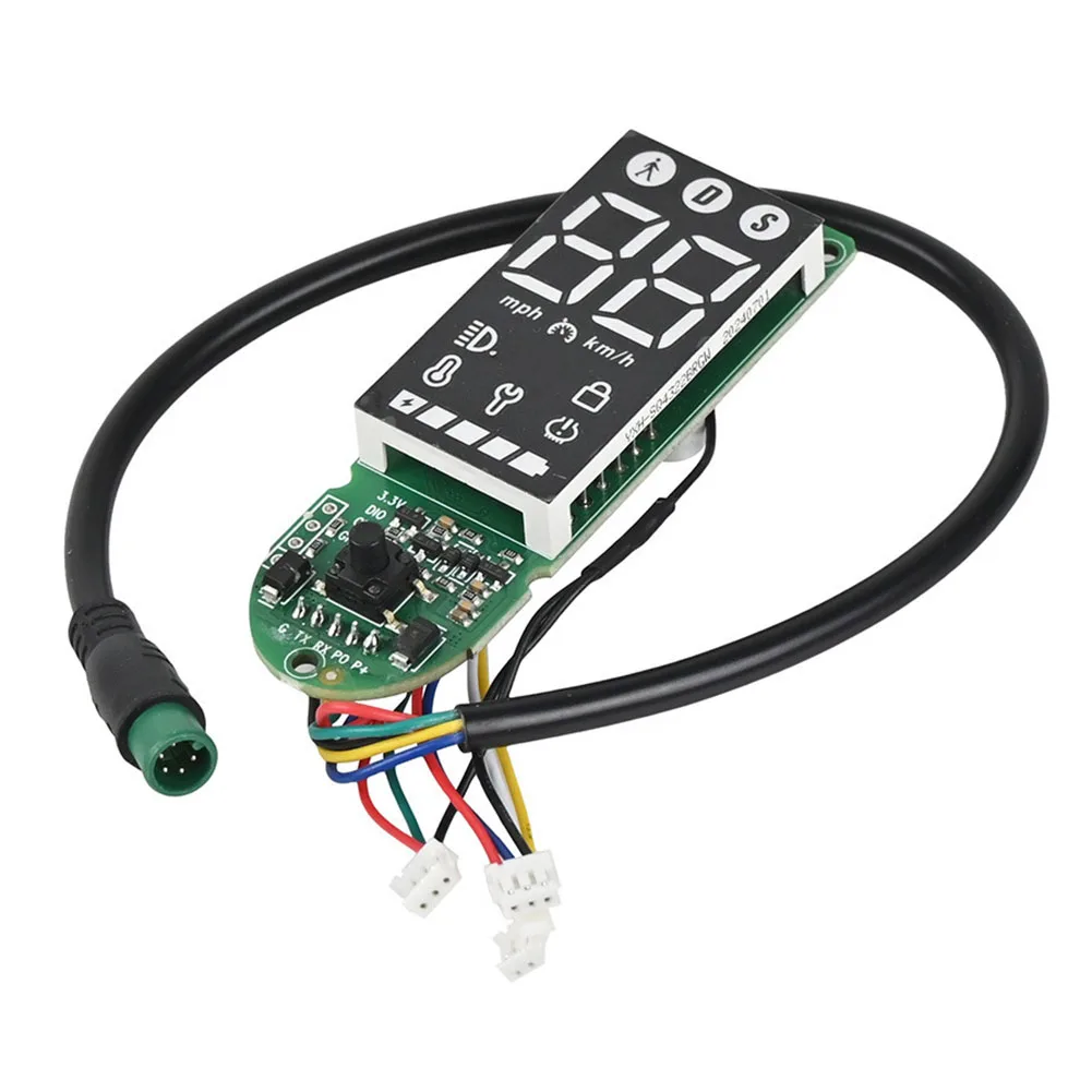 Circuit Imprimé De Remplacement Pour Trottinette Xiaomi 4 Lite - Affichage Puissance/vitesse, ABS étanche, Câble 215mm - 4
