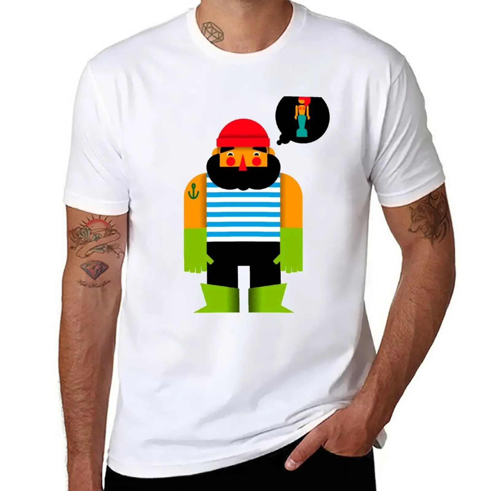 

Fisherman T-Shirt for a boy graphics shirts graphic tees blanks mens clothes