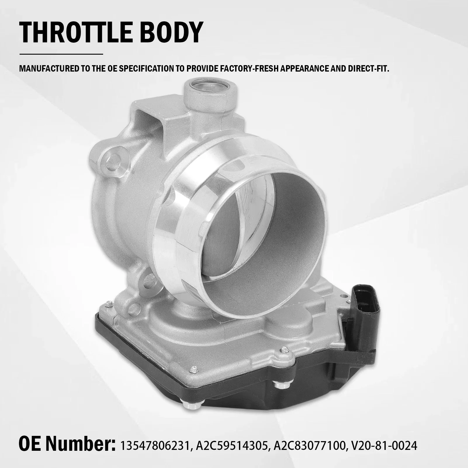 Frankberg Gasklepaansluiting op benzine, compatibel met 1-serie E81 E87 Frankberg Gasklepaansluiting op benzine, compatibel met 1-serie E81 E87