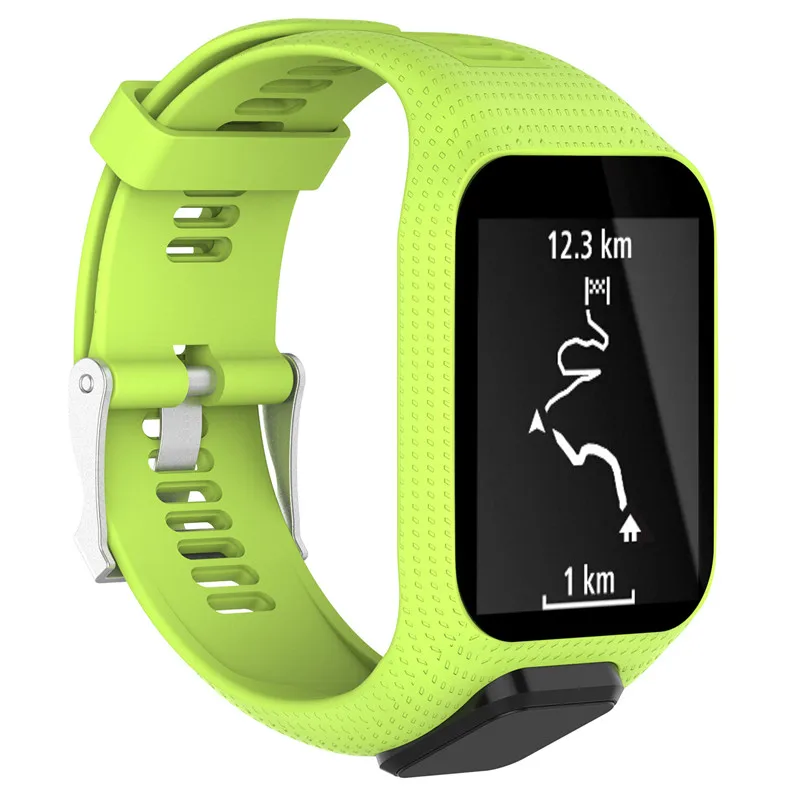 Silicone Replacement Wrist Band Strap For TomTom Spark Runner 2 3 Spark3 Cardio Music GPS Watch Bracelet For Adventunrer Golfer2