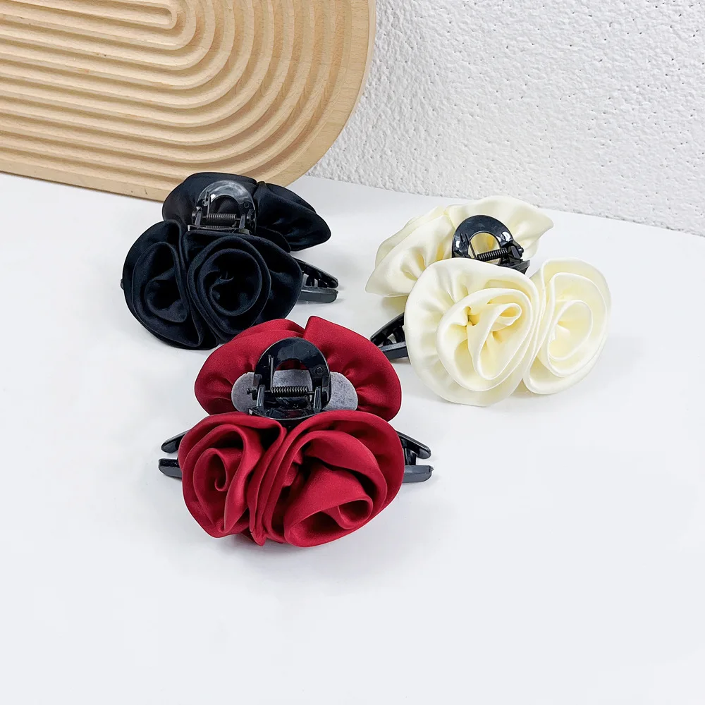 ヘアアクセサリー [TATIANA] Foam Rose Hair Crow Clip ヘアアクセサリー [TATIANA] Foam Rose Hair Crow Clip