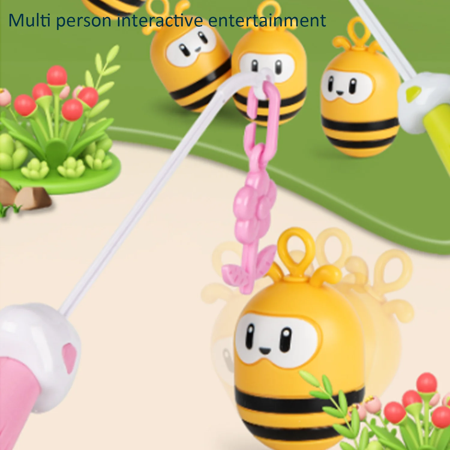 Children's 2-in-1 Inverted Bee Fishing Toy Male and Female Early Education Puzzle Fishing Game Set 3