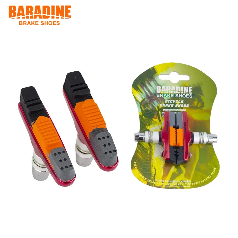 Baradine 1 Pair 470cv Road Bicycle Brake Pads Shoes Aluminum Bike Brake Pads Wheel Rims Vbrake