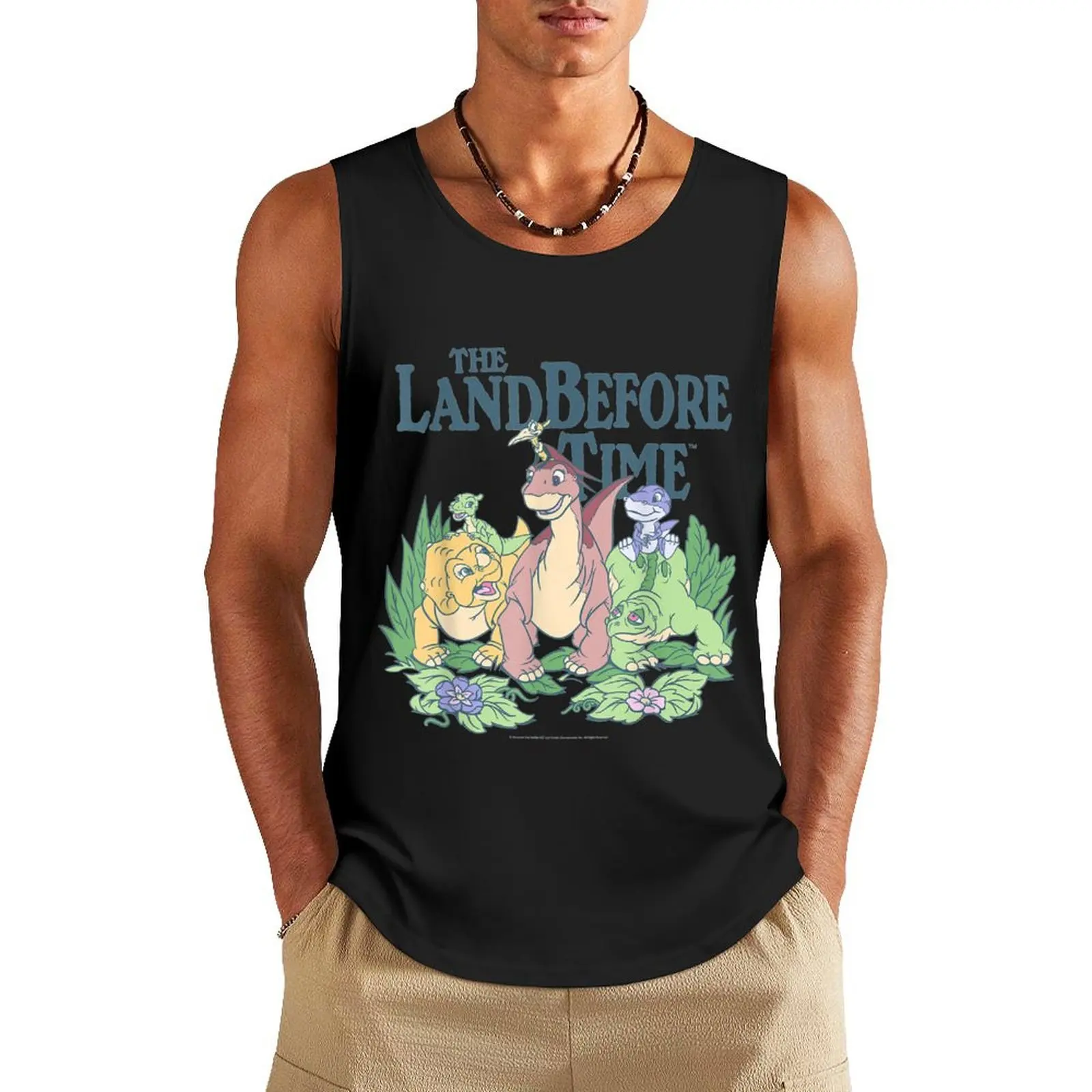 

Land Before Time Pastel Dinosaur Friends T-Shirt Tank Top bodybuilding man Man gym clothes