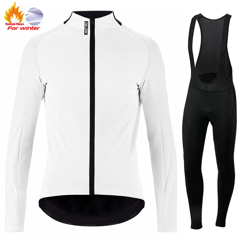Winter Racing Cycling Long Sleeves Jersey Set Warm Fleece Bike Triathlon Road Cycling Clothing cycling jersey