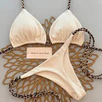 Color Triangle Bikini