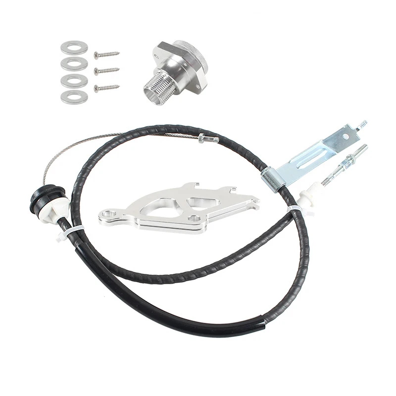 

Clutch Cable Kit & Firewall Adjuster Triple Hook Clutch Quadrant Kit For Ford Mustang 96-04 For Car Truck Tuning Part