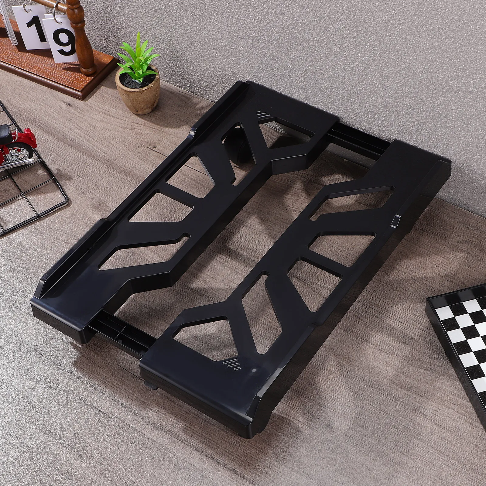 튼튼한 바퀴 달린 컴퓨터 플로어 스탠드, 책상 아래, 사무실, 학교, 게임 환경에서 사용 가능한 조절식 PC 타워 홀더