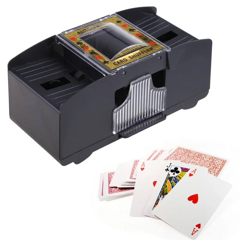 Automatic Poker Card Shuffler Board Games Battery Operated Playing