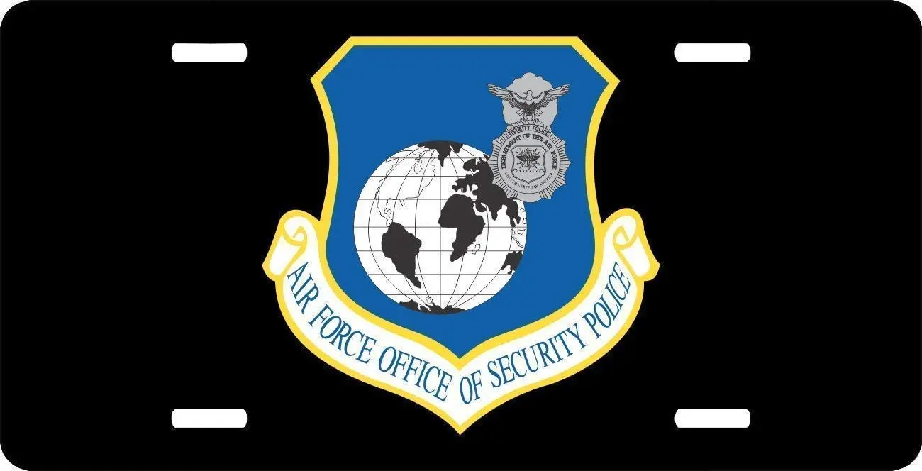KE MTIE персонализированный передний номерной знак военно-воздушной полиции США