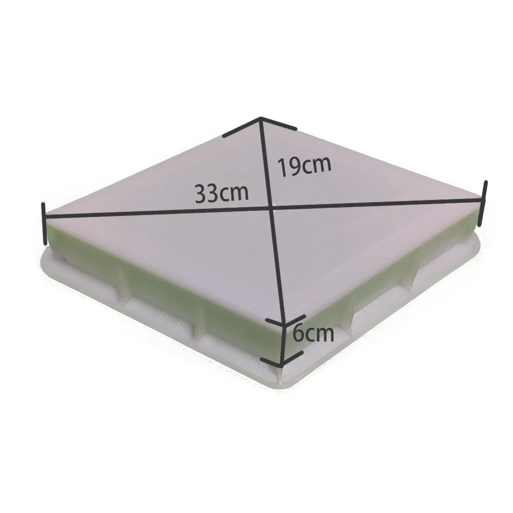 Reusable Concrete Trowel Handle Path Maker Paver Mould Stone Brick Concrete Cement Walk Garden Paving Mold Patio Paviment