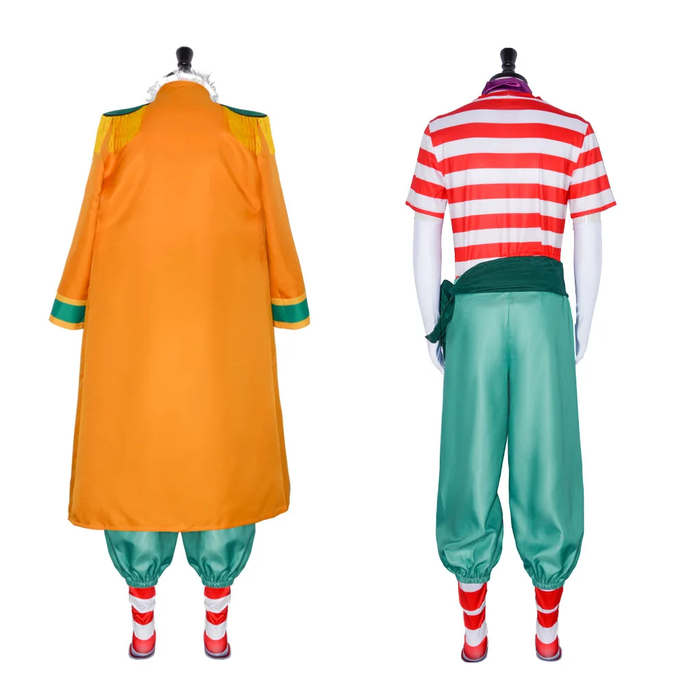 One Piece: Buggy | Orange Cosplay Costume 24 One Piece Buggy Cosplay Costume for Men (Unofficial)