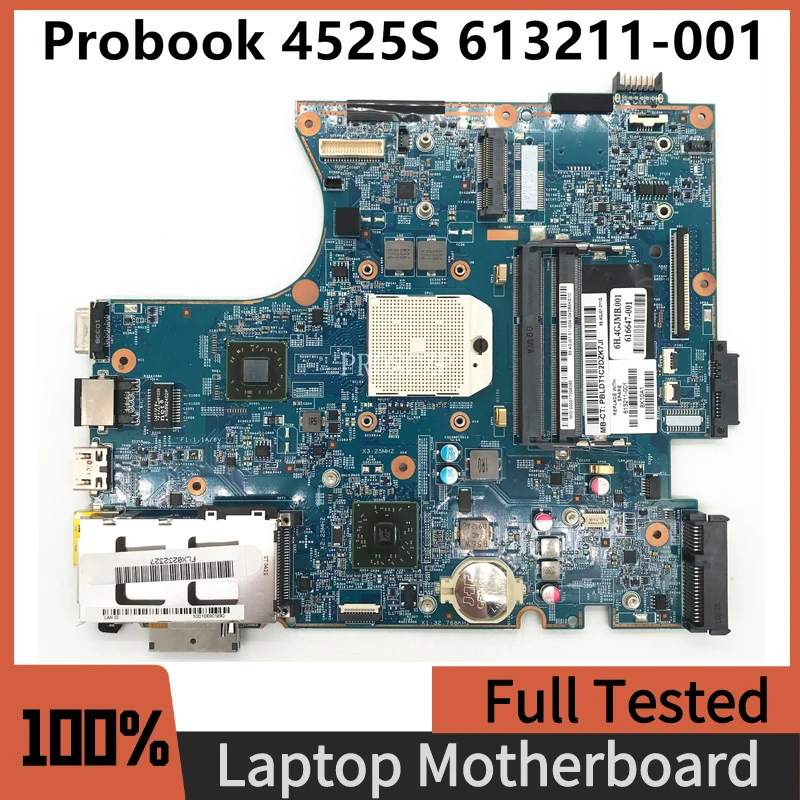 

613211-001 613211-501 613211-601 High Quality Mainboard For HP Probook 4525S 4725S Laptop Motherboard 48.4GJ02.011 100%Tested OK