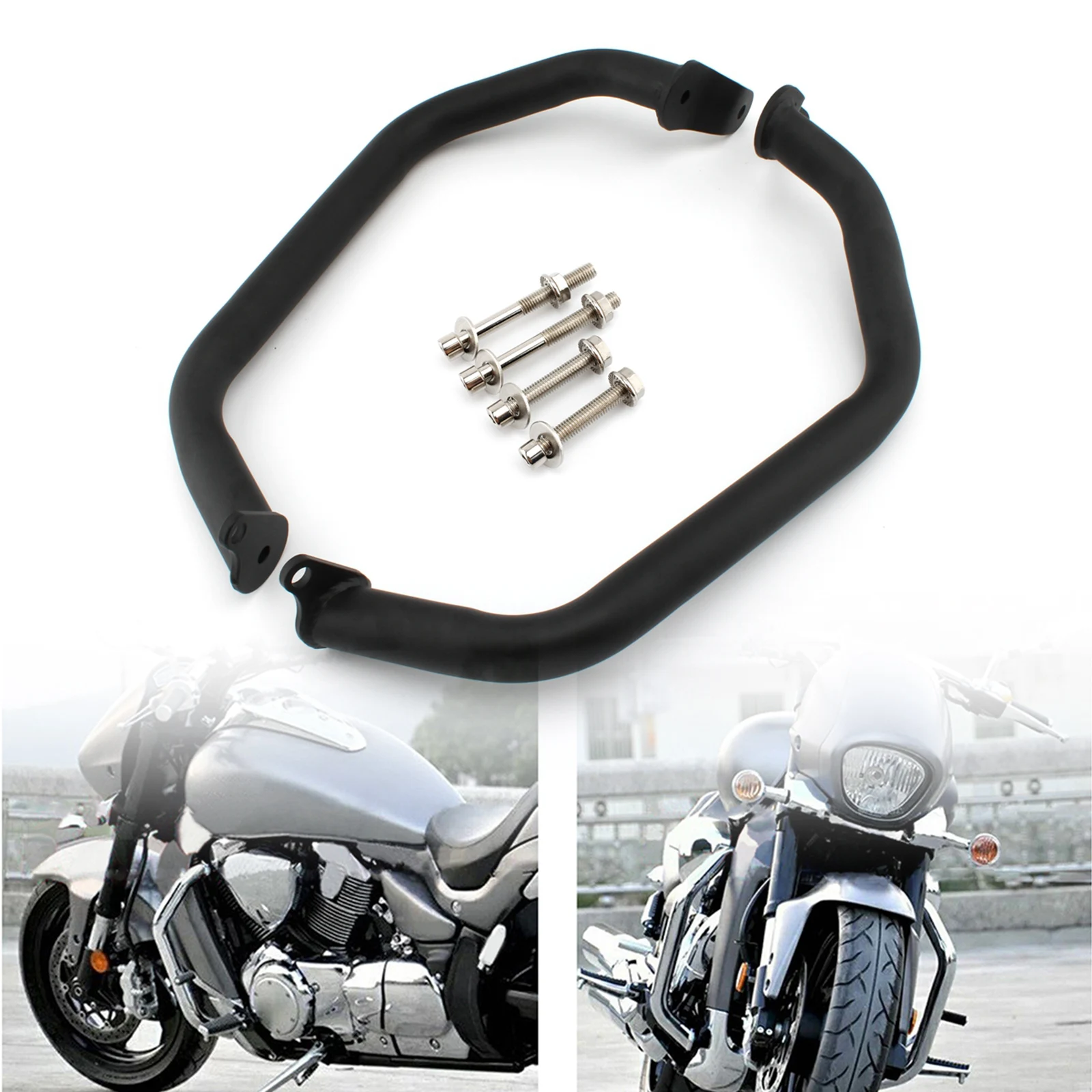 Areyoursohp Engine Guard Crash Bar Frame Protector Bumper For Suzuki