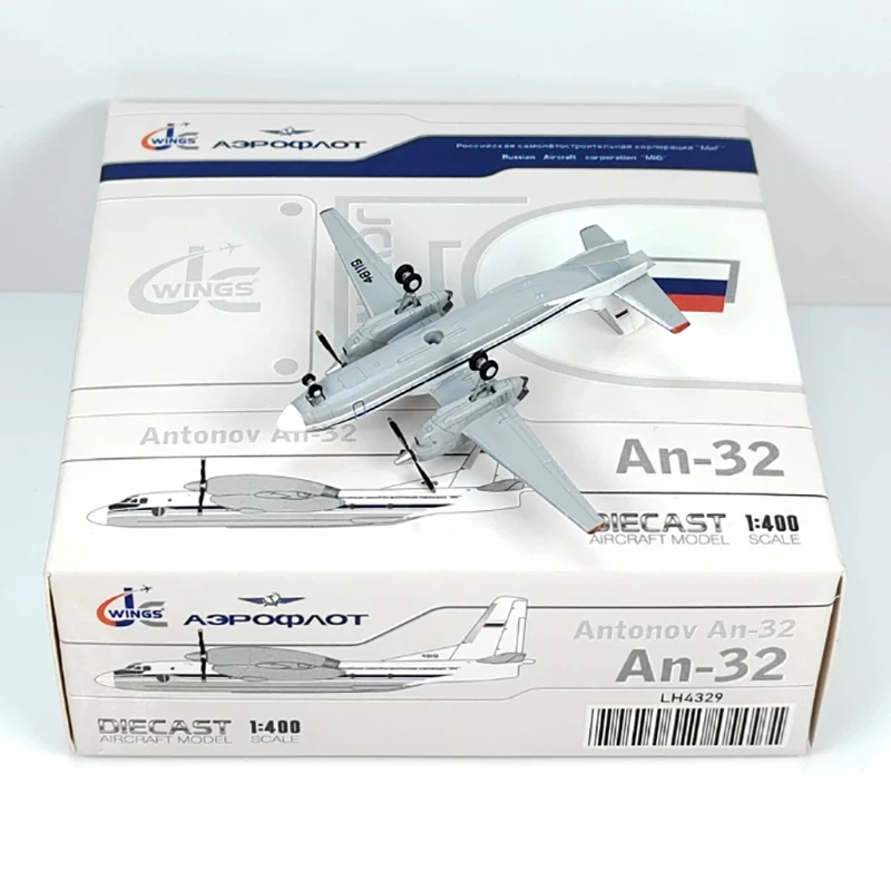 Diecast Metal 1:400 Scale Antonov An-32 An32 48119 Aircraft