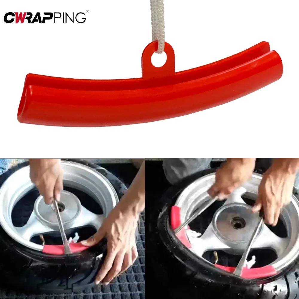 8-Piece Wheel Rim Protector Set - Universal Tire Guard and Accessory