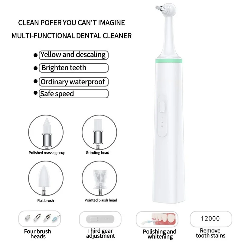 Title 2, Dog Tartar Cleaner Rechargeable Pet Electric To...
