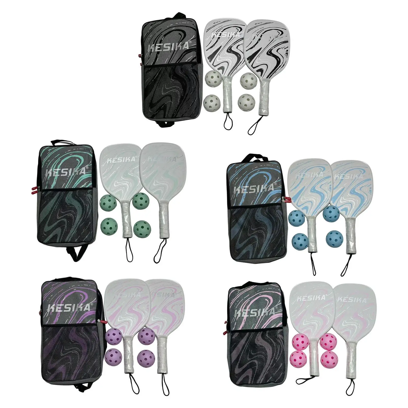 

Набор ракеток для пиклебола, набор ракеток для пиклебола с 4 мячами