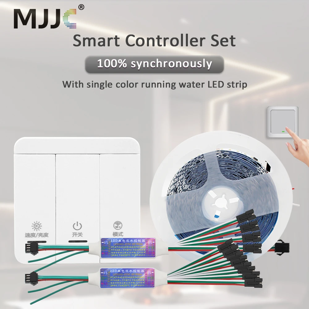 Horse-Racing-LED-Strip-Light-DC-24V-WS2811-IC-RF-Running-Water-Wave ...