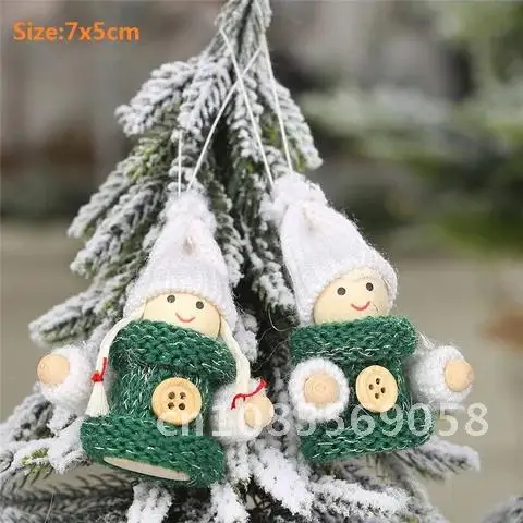 

Angel Plush Christmas Decoration Pendant Merry Christmas Decorations for Home Kerst Noel 2021 Navidad New Year 2022