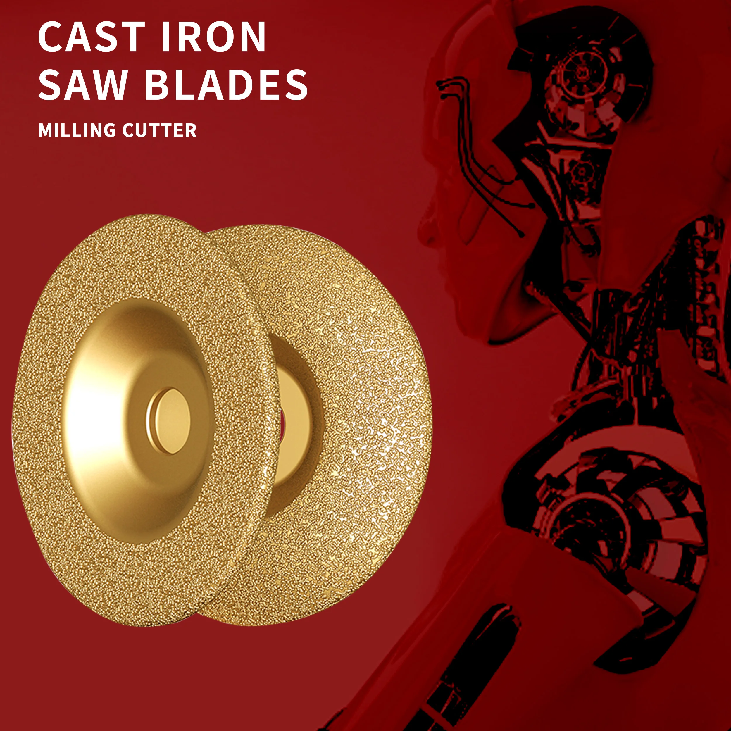 Diamond Grinding Wheel Alloy Steel Polishing Sheet Grind Disc Brazing Cast Iron Polishing Sheets Flat Arc Shaped Grinding Sheet