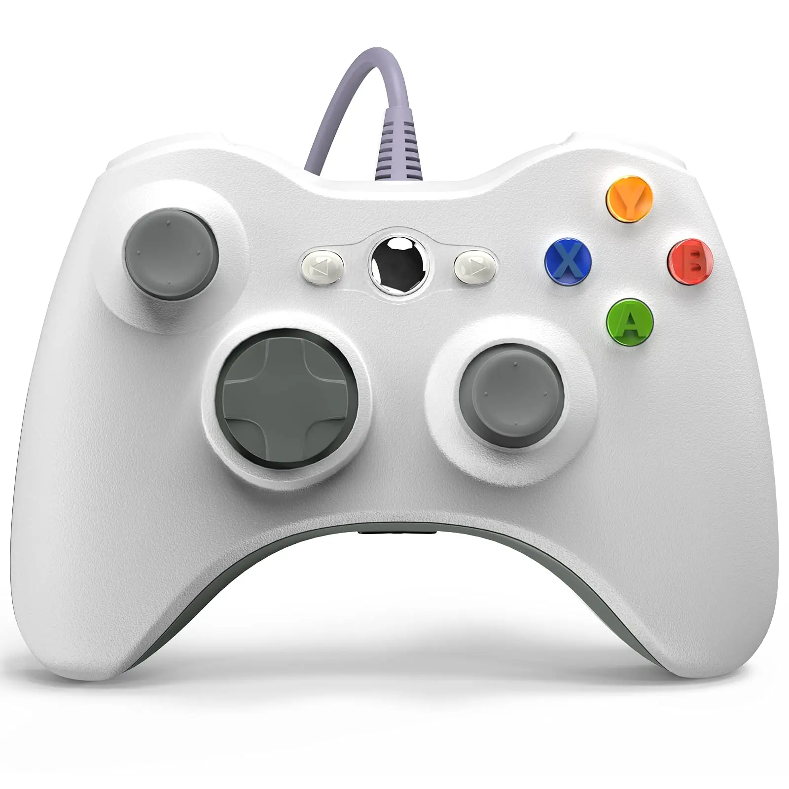 Dual-Vibration Wired Gamepad with Turbo Functionality
