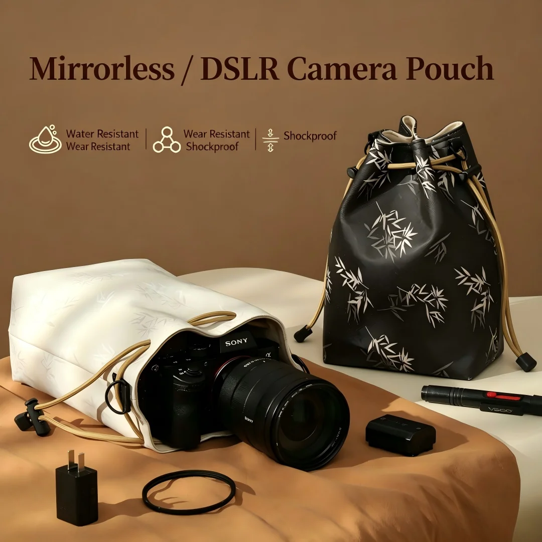 Nuovo Zaino Porta Fotocamera per Canon R50 G7X Mark II Fujifilm XT5 X30 XS20 Sony ZV-E10 Nikon e Accessori per Fotocamere Mirrorless