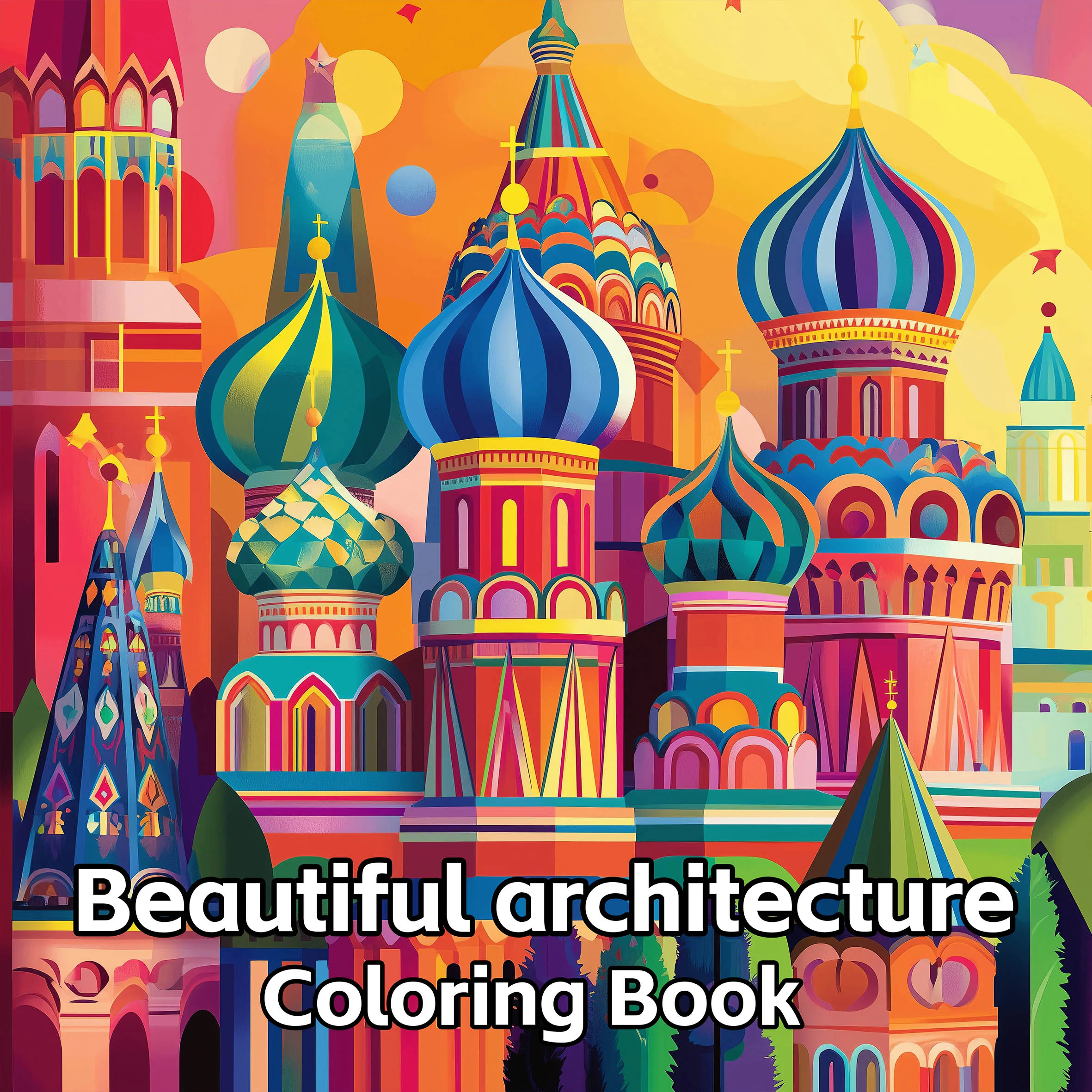 Beautiful Architecture Coloring Book For Relaxation Educational Doodles Book Adults And Teens For Relaxation Perfect Gift 2