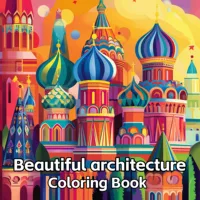 Beautiful Architecture Coloring Book For Relaxation Educational Doodles Book Adults And Teens For Relaxation Perfect Gift 2