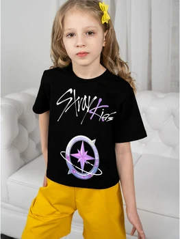 3D Print-S-Skzoo-o-Baby Clothing 5 to 14 Years Male Outdoor Clothes for-S-Stray-Kids-Children Boy Girl k-Kpop Child T-Shirt Top 6