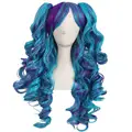 Purple and blue