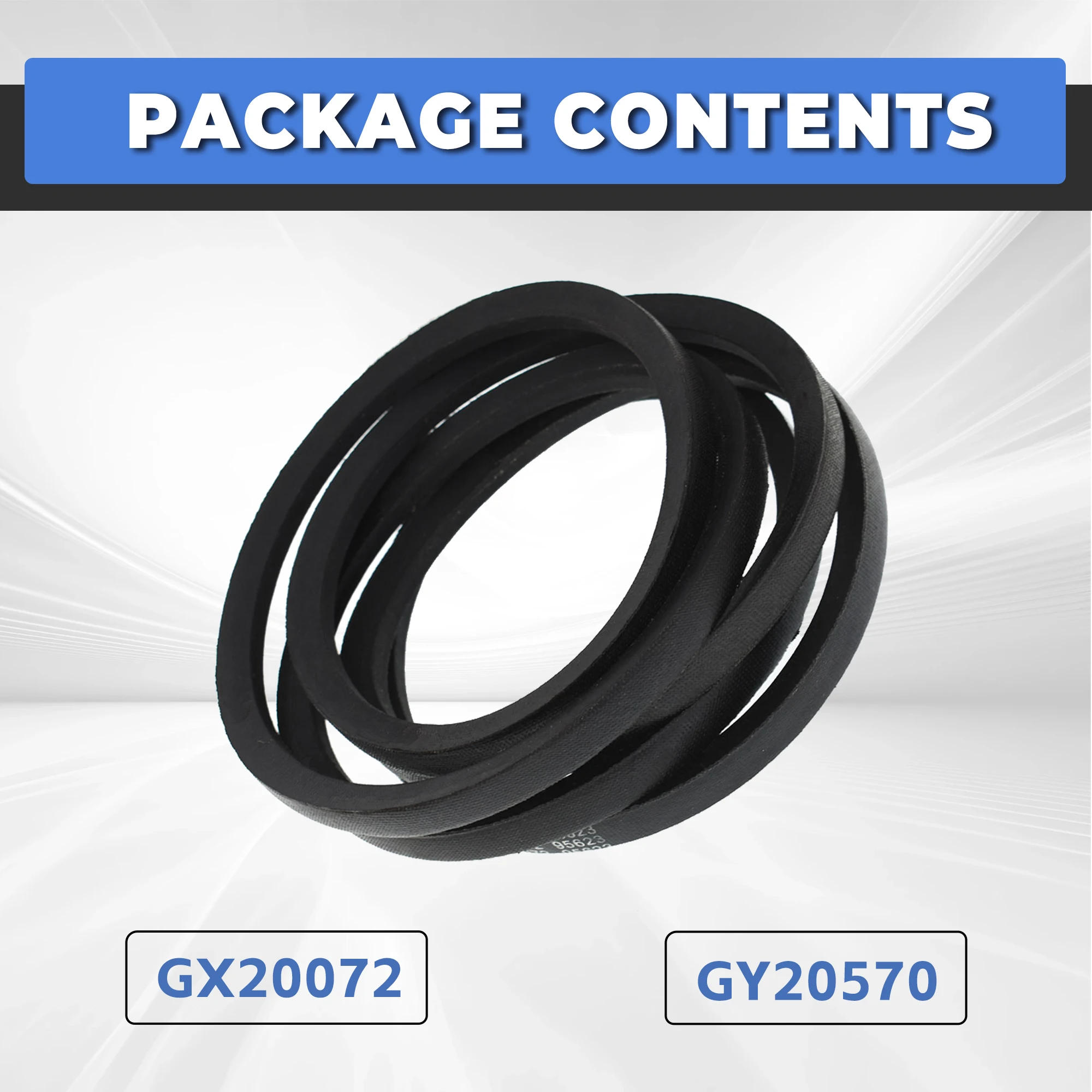 1/2 x 104 inch Deck Belt 42 inch GX20072 GY20570 Replacement for D100-D130 L100 and L125 Replacement for SPM215471655 Lawn Mower
