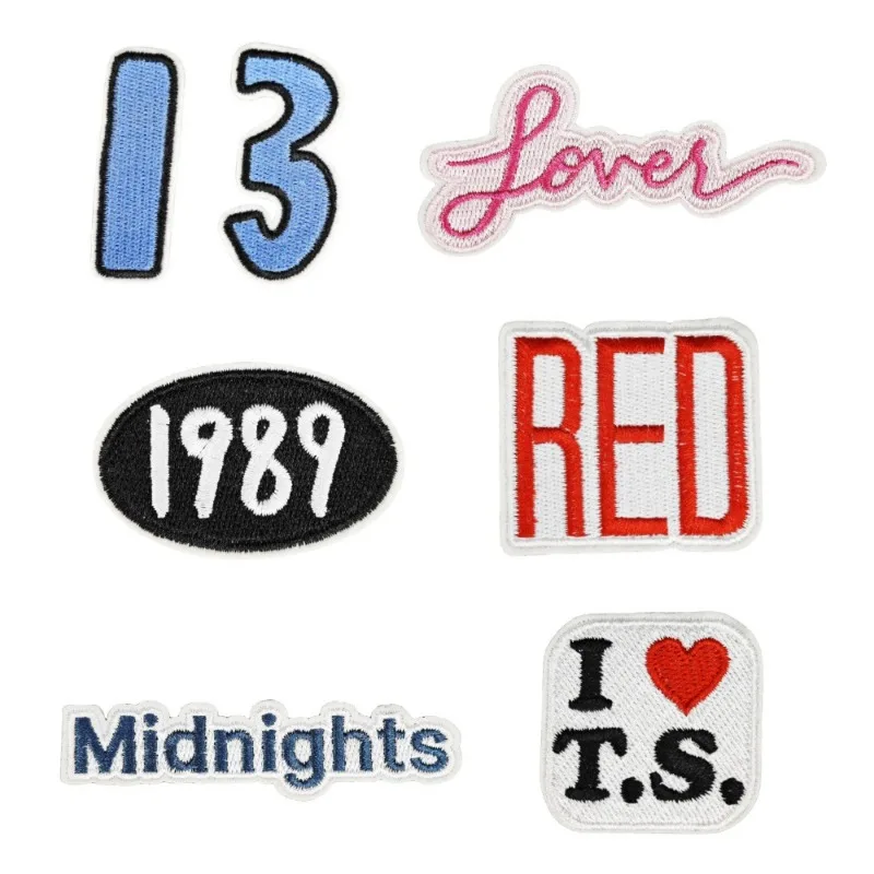 인기 자수 패치, 아플리케 수리 패치, 바느질 다리미, DIY 공예 컬렉션, 상품 선물, 의류 배낭 모자, 7 개