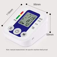 Upper Arm Automatic Blood Pressure Monitor BP Sphygmomanometer Pressure Meter Tonometer for Measuring Arterial Pressure 2
