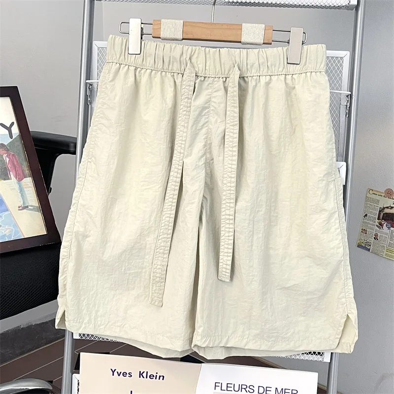 Shorts Men's 2024 Summer Thin Trendy Quick-Drying Basketball Shorts Student Casual Fifth Pants Loose Comfortable Sports Shorts
