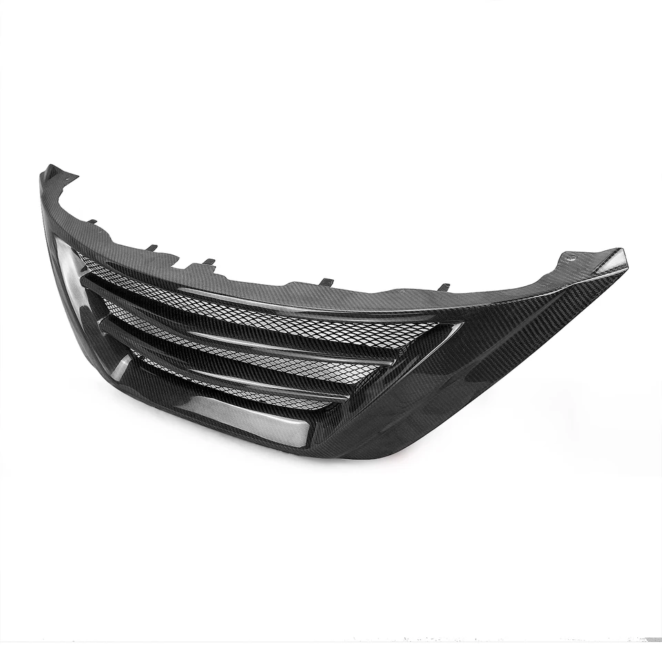 Front Upper Bumper Grille For 2016-2018 Nissan Altima - Black & Chrome Factory Style, Direct Replacement, 1-Year Warranty 1 thumbnail image