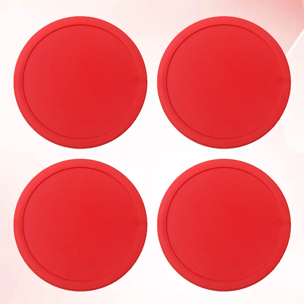 

4 Pcs Air Hockey Accessories Handles Paddles Replacement Putter Gaming Room Supplies Pushers Gamer