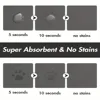 1Pcs Pet Solid Color Oval Mat Absorbent Food Pad Non-Slip Quick-dry Water Fountain Rug For Pet Dog Cat Home Room Supplies 4