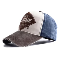 2023 New High Quality Vintage Letter Print Baseball Cap Men Women Snapback Adjustable Outdoor Hip Hop Denim Dad Hats Bone 1