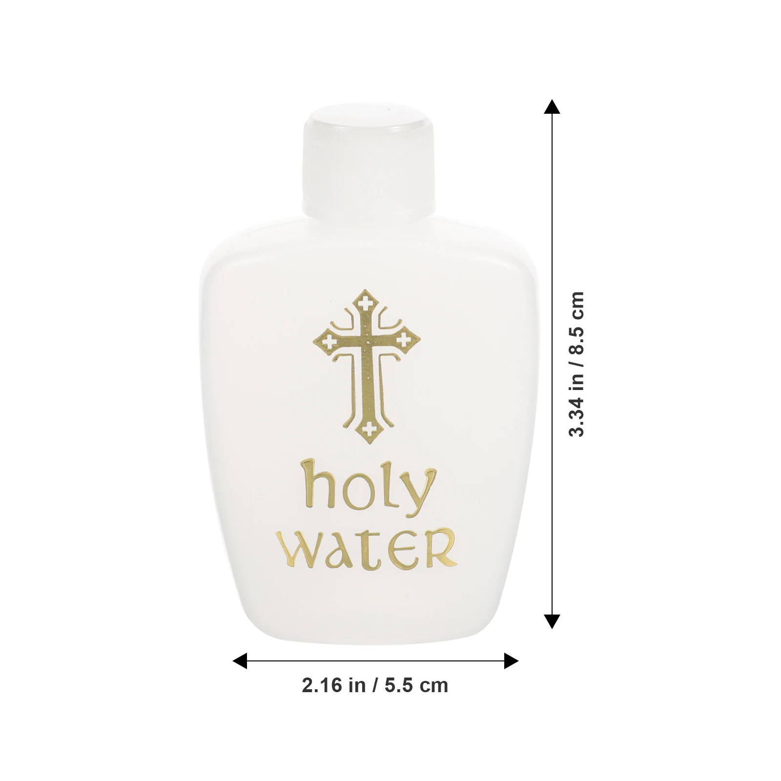 60ml 100ml Empty Holy Water Jesus Bottle Religious Bottle Christian Baptism Supplies Refillable Portable Packaging