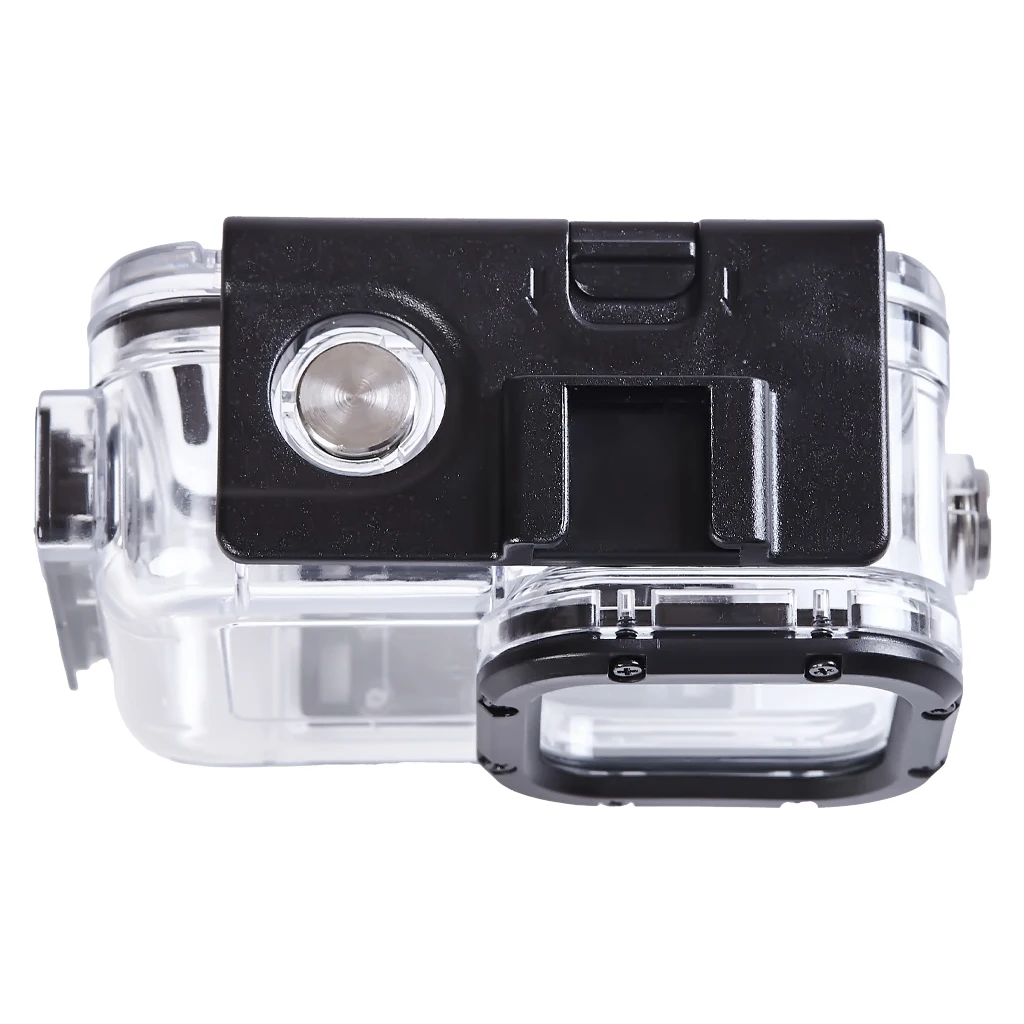 Dos de l'étui étanche pour GoPro Hero 11 10 9, avec accès aux boutons et connecteurs