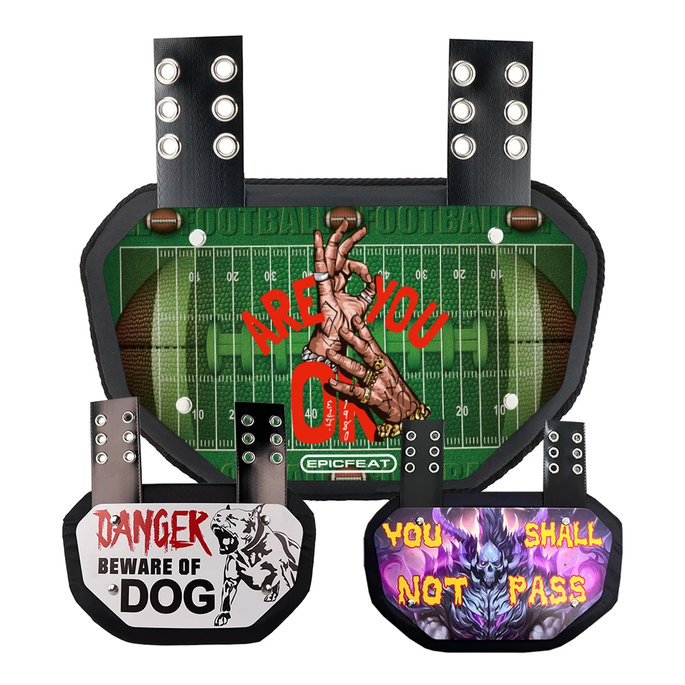 Backplate Factory Football Back Plate Rugby Defective Rear Protector Lower Back Pad for Football Players