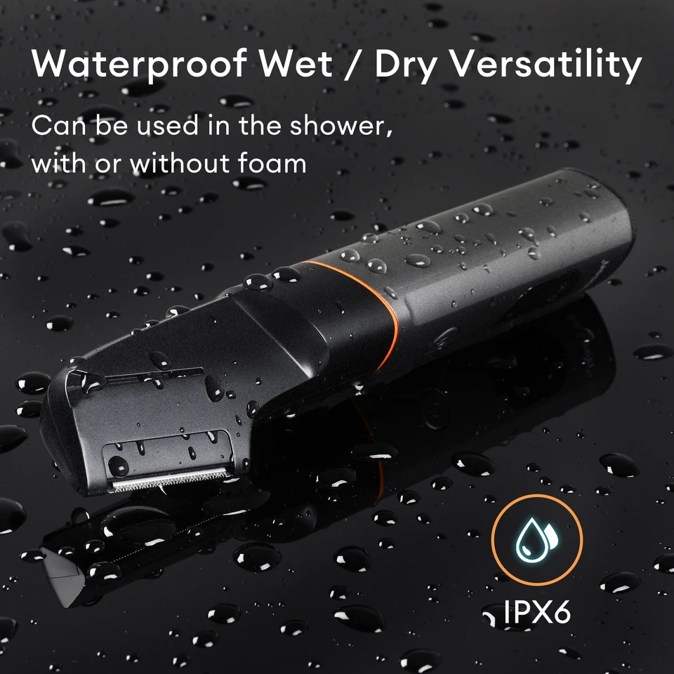 Kensen S16 Professional Body Hair Trimmer Kit for Men LED Display