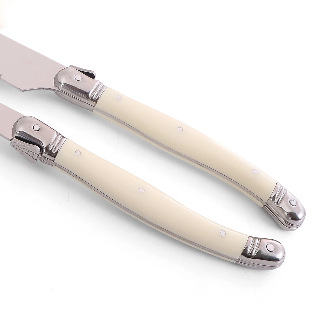 Stainless Steel Carving Knife Fork Set BBQ Slicing Grill Vegetable Tools Salad Serving Tools Turkey Knife Steak Roast Meat Fork