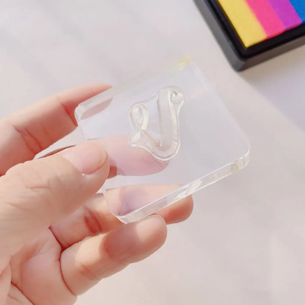 Silicone Transparent Letter Seal for DIY Clear Alphabet Decor Rubber Stamp Sheet Scrapbook Photo Album Paper Card Craft clear stamps clear rubber stamps