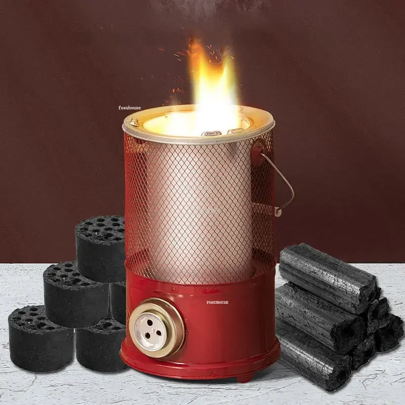 Winter Outdoor Grill Stove To Burn Coal Home Rural Small Charcoal Brazier Heating Stove Camping Furnace Indoor Grill Fire Pits N