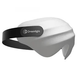 Premium 3D Sleep Aid Eye Mask - Adjustable, Portable, Full Blackout Design (Light Grey)