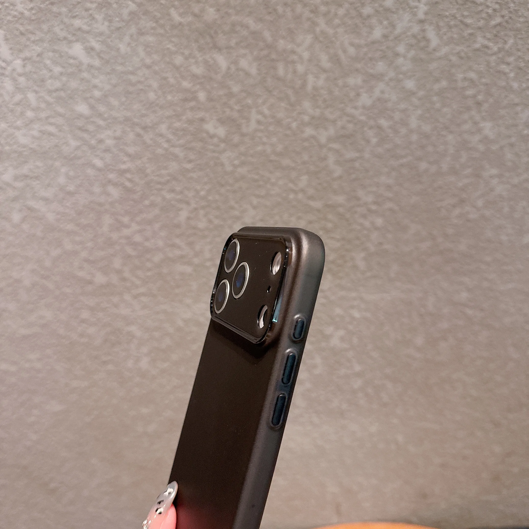 Ultra Thin Slim Matte Phone Cover in Elegant Black Finish