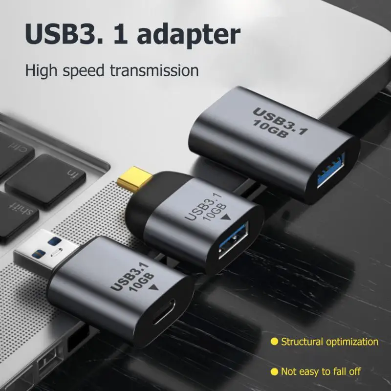 

Mini USB 3.1 To USB 3.1/Type C Adapter Male Female Converter USB3.1 Gen 2 Charging Data High Speed Transfer Connector 10Gbps