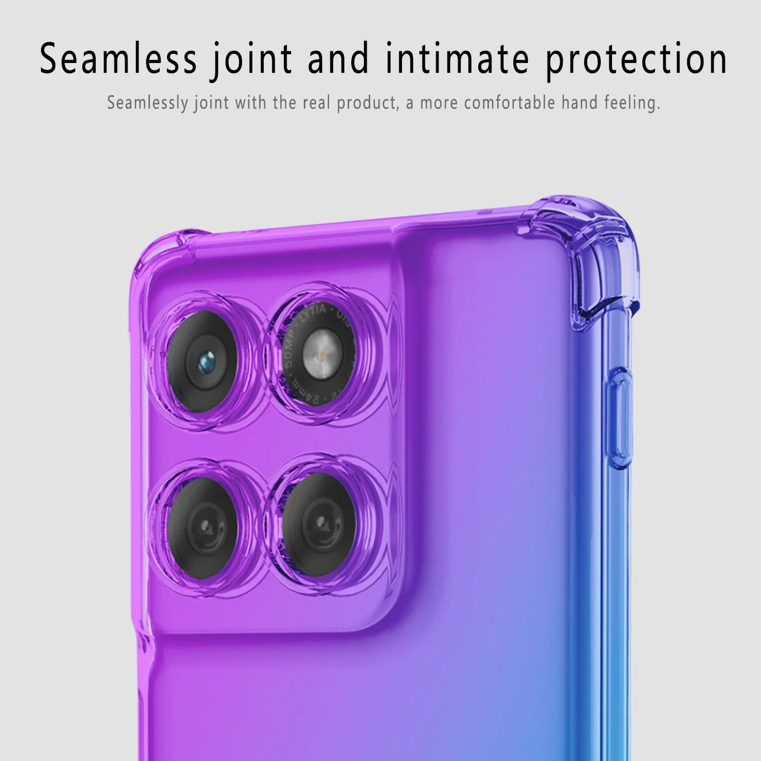 Shockproof Gradient TPU Protective Cover - Four-Corners Design